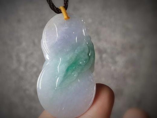 （特价）翡翠春带彩项坠【开心二师兄】 商品图7