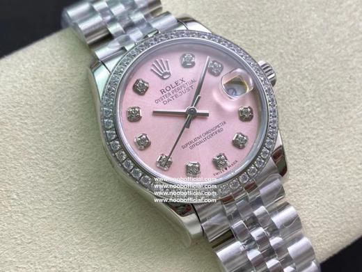 WF 新力作《劳力士Rolex女表蚝式日志型31mm腕表》1：原装开模，表壳直径保持与原装一致31毫米。采用904L不锈钢来锻造不锈钢腕表表壳，具备高抗腐蚀性。 商品图7