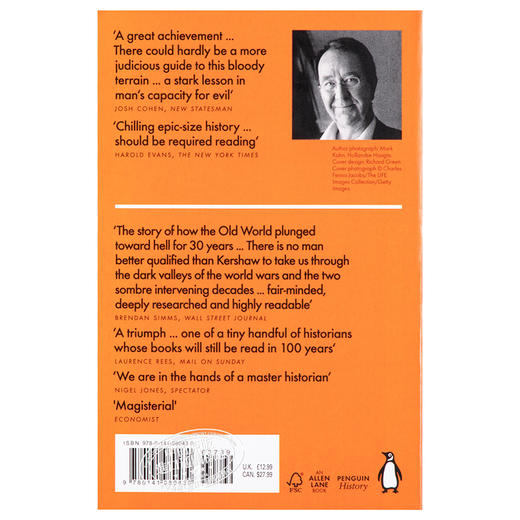 【中商原版】企鹅欧洲史8·地狱之行：1914-1949 英文原版 To Hell and Back: Europe, 1914-1949 历史 商品图1