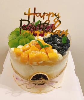 狮子家-水果多多 四色水果生日蛋糕 纪念日蛋糕 聚会 仪式感必备