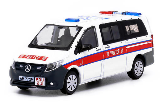 Tiny微影 1:64 平治Vito警察合金车 商品图0