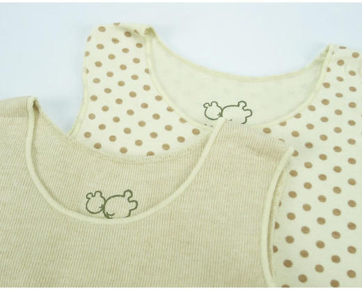 拉比-内衣类（常年）A7-16情侣熊贴身圆领背心（2件 商品图1