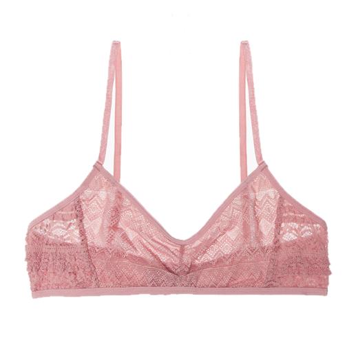 弗利少女法式蕾丝内衣bralette薄款透气小胸无钢圈少女文胸抹胸罩 商品图3