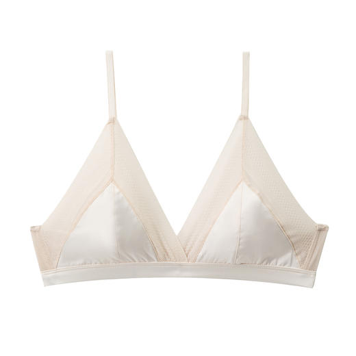 弗利少女夏季新品法式内衣女性感薄垫款无钢圈蕾丝小胸少女文胸 商品图3