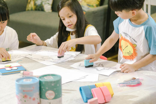 日本Shachihata旗牌原装进口全能印章儿童姓名印章 幼儿园儿童名字防水不褪色印章 商品图6