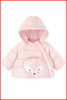 英氏-童衣类（冬）C9英羽短帽外套 英氏粉 商品缩略图4