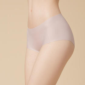 【弗利少女零感无痕内裤】女一片式中腰性感透气薄三角裤