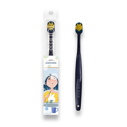 兔乐芙软毛护龈牙刷 洁牙 超软毛 口腔亮白 清洁工具 商品图4
