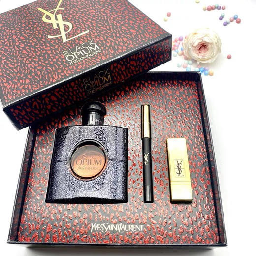圣罗兰黑鸦片圣诞三件套 商品图0