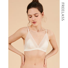 弗利少女夏季新品法式内衣女性感薄垫款无钢圈蕾丝小胸少女文胸