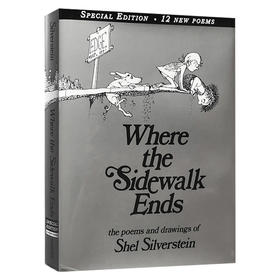 人行道的尽头 Where the Sidewalk Ends Poems and Drawings 英文原版