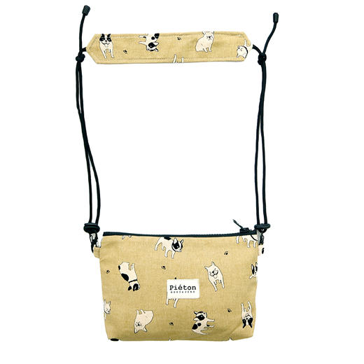 HUJI祤集pieton斜挎包插画可爱小法斗 商品图2