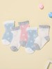 小米米配饰婴幼儿袜子儿童薄款夏季网眼袜男女宝宝透气棉袜提花袜短袜3对装 YA058 商品缩略图7