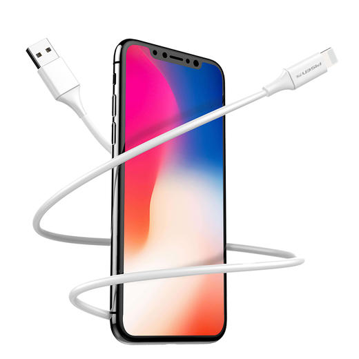 品胜严选 苹果抗折断数据线 苹果手机快充充电线1.2米 梯形加固耐折断 商品图6