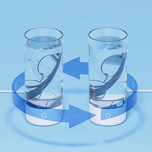 【唯yi款由PC材质的可分离式的超声波清洗机】小泽医生超声波清洗机眼镜清洗首饰手表清洗孩子奶嘴清洗 商品图3