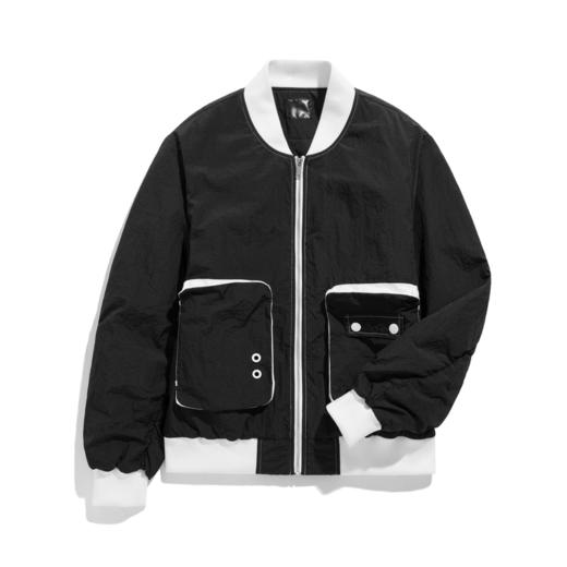 gxg jeans男装夹克 秋青年撞色街头大口袋休闲棒球领夹克外套 商品图4