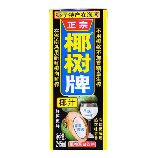 椰树 椰汁 植物蛋白饮料 245ml 商品图1