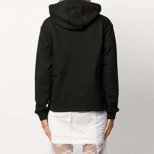 MCQ 麦昆 女士棉质刺绣鸟细节连帽卫衣 黑色 578612 ROJ28 1000 商品图2