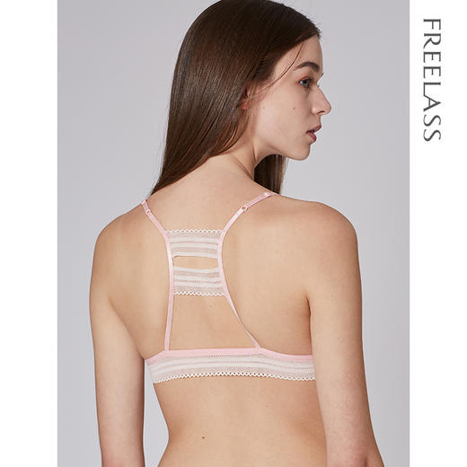 弗利少女freelass 法式内衣女无钢圈蕾丝文胸套装bralette胸罩 商品图2
