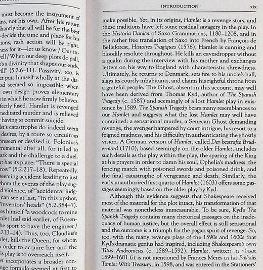 【中商原版】Hamlet哈姆雷特英文原版小说世界经典名著英文原版书籍 莎士比亚四大悲剧之一 商品图6