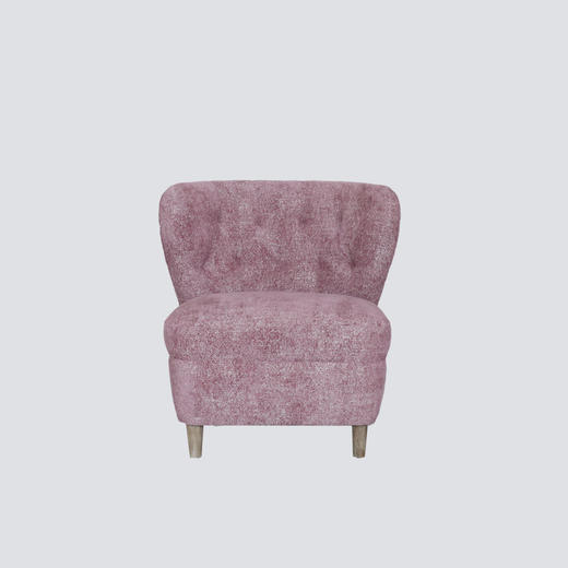 NS家居nsfurniture软包布艺单人沙发休闲椅NSCC-2402 KD系列 商品图1