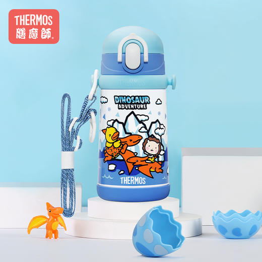 【THERMOS膳魔师】恐龙探险系列保温水杯 430ml 商品图1