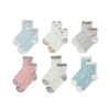 小米米配饰婴幼儿袜子儿童薄款夏季网眼袜男女宝宝透气棉袜提花袜短袜3对装 YA058 商品缩略图5