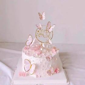 狮子家-蝴蝶公主 生日蛋糕 纪念日蛋糕 聚会 仪式感必备