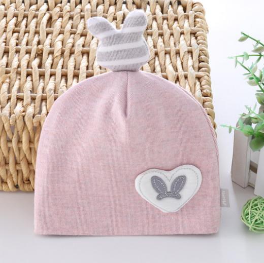 【母婴 】婴儿胎帽  宝宝卡通立体造型帽棉质双层婴儿帽子0-3个月新生儿月子帽护头帽 商品图2