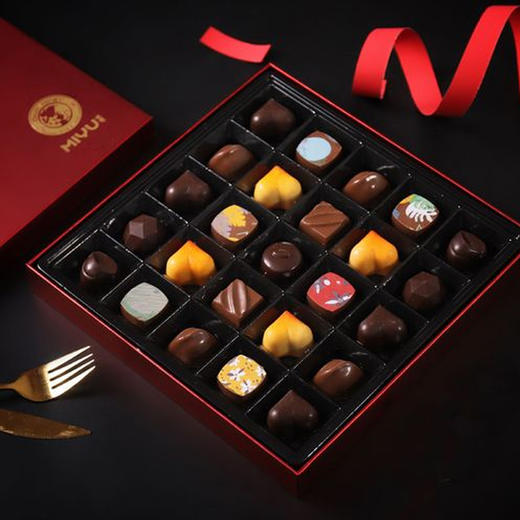 【168元/盒】迷语手工定制夹心巧克力礼盒290g（0608254） 商品图0