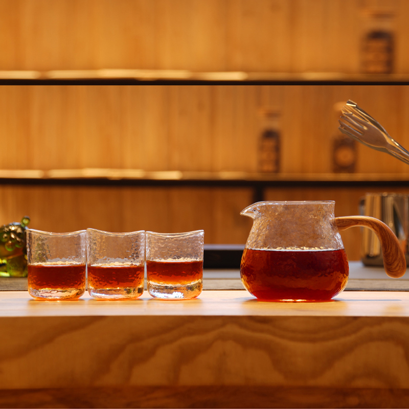 日式锤目咖啡杯 锤目壶套装