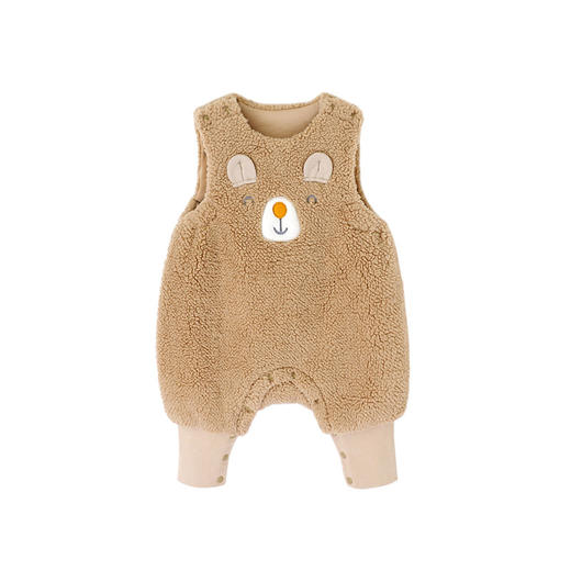 英氏-童衣类（冬）C9英梭吊裤 中卡其 商品图0