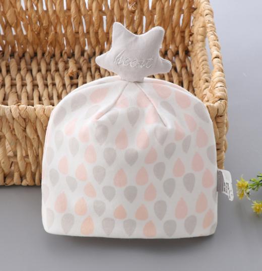 【母婴 】胎帽0-3个月新生儿护头帽双层春秋新款月子帽儿童帽子宝宝空调帽 商品图2