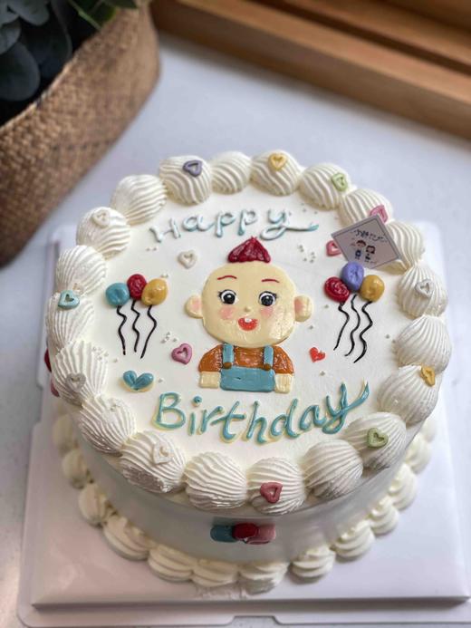 超级宝贝jojo手绘奶油蛋糕 下单前请仔细阅读商品详情 商品图0