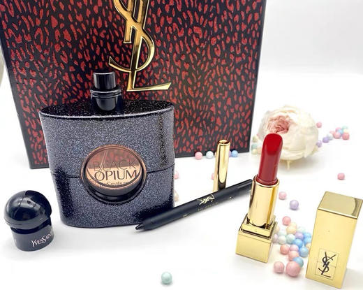 圣罗兰黑鸦片圣诞三件套 商品图1