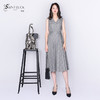 SAINT L’UCK/圣媛女装新款V领格子连衣裙SA120L04 商品缩略图0