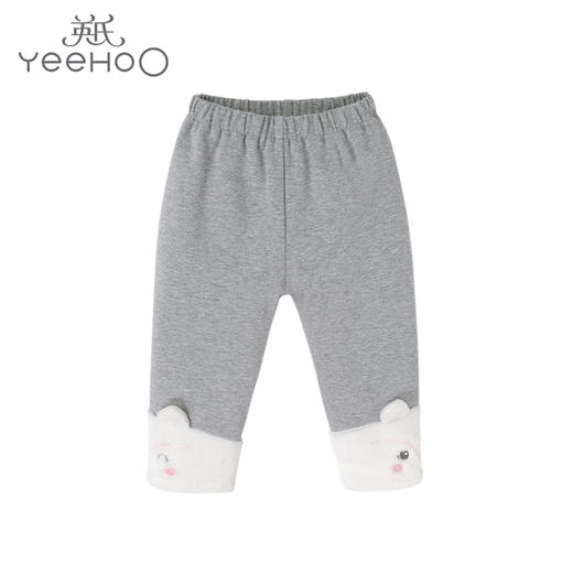 英氏-童衣类（冬）C9英针长裤 花灰 商品图0