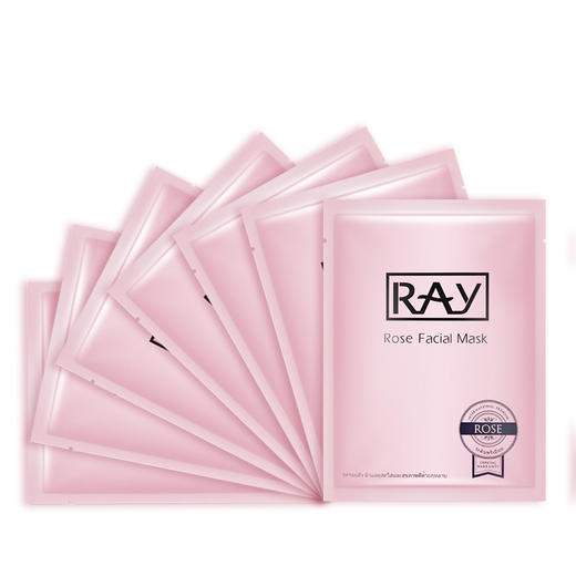 【新年专享】泰国RAY面膜  妆蕾蚕丝玫瑰面膜补水提亮 紧致嫩肤 10片 商品图6