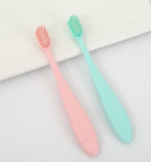 【儿童牙刷】派巴贝特 儿童小头2支装2-12岁胖手柄糖果色宝宝细软毛牙刷 商品图2