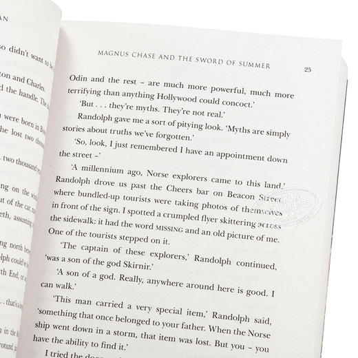 【中商原版】北欧神话系列1：夏日之剑 英文原版 Magnus Chase and the Sword of Summer (Book 1) Rick Riordan 雷克·赖尔顿 商品图3