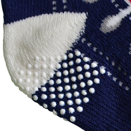 小米米配饰儿童袜子四季毛巾防滑运动袜婴儿短筒舒适地板袜男女宝宝袜2对装 商品图4