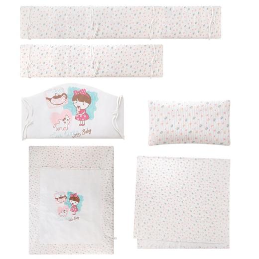 拉比-寝具类（常年）A7-16午茶时间床上用品7件套装 商品图4