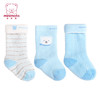 小米米配饰新生儿袜子四季加厚男女童地板袜婴儿保暖长筒毛巾袜长袜3对装 商品缩略图1