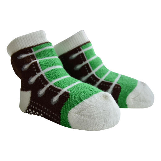 小米米配饰儿童袜子四季毛巾防滑运动袜婴儿短筒舒适地板袜男女宝宝袜2对装 商品图1