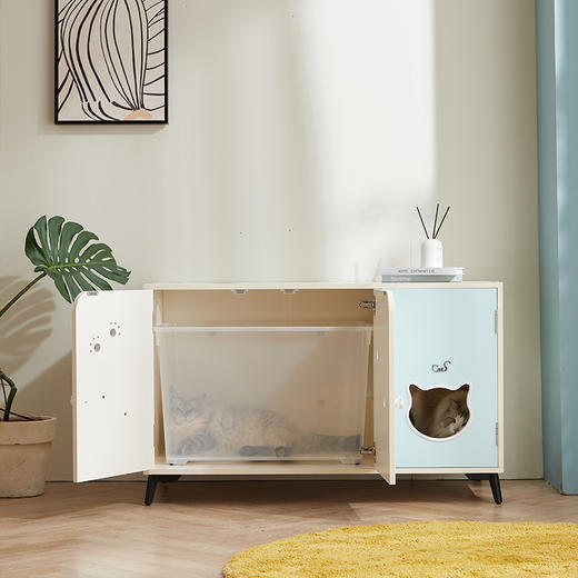 CatS猫家具大型猫厕所 旅行系列 除臭全封闭多出入口猫砂盆 商品图1