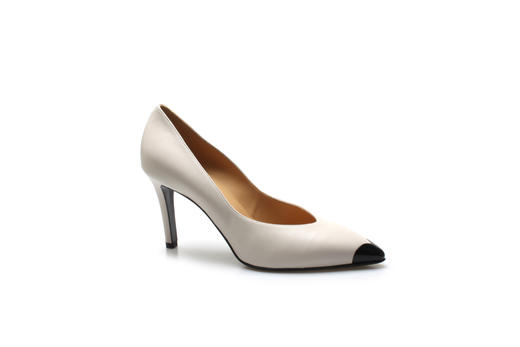 豪麟名鞋奥莱进口迪嘉女鞋皮鞋羊皮革FW21786P白色  原价4260元 商品图0