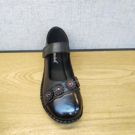 2021豪行春季新款21194222专柜正品防滑软底舒适真皮女鞋妈妈皮鞋 商品图1