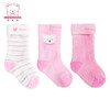 小米米配饰新生儿袜子四季加厚男女童地板袜婴儿保暖长筒毛巾袜长袜3对装 商品缩略图0
