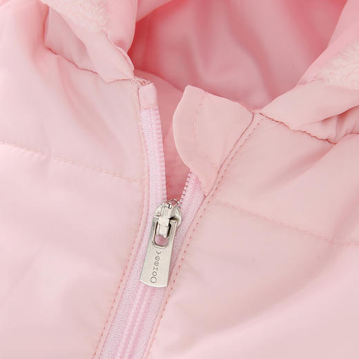 英氏-童衣类（冬）C9英梭短帽外套 英氏粉 商品图2