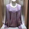 南3尚牧女圆领假两件绣花套衫 商品缩略图0